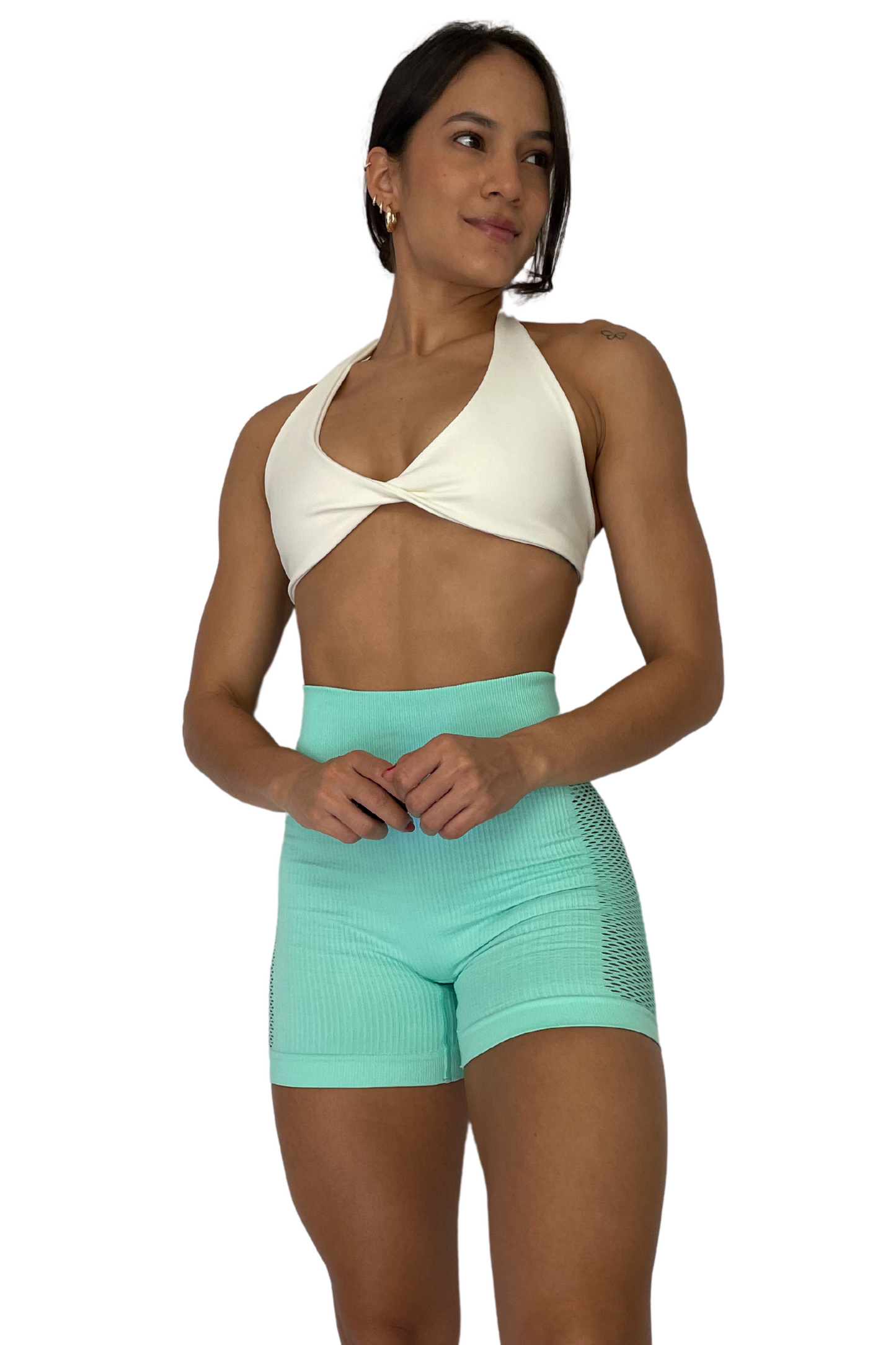 Short Push Verde Seamless