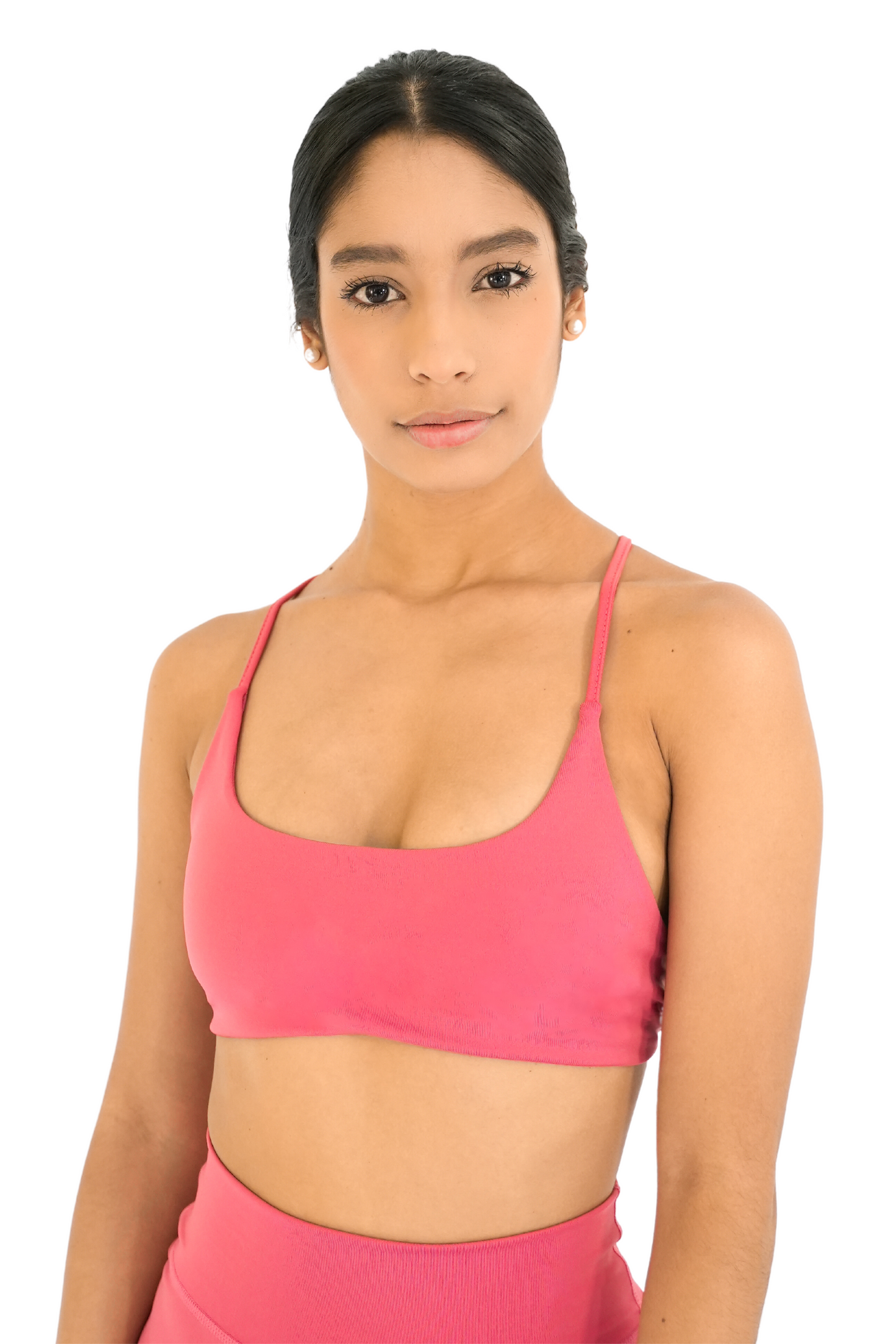 Top Tiras Coral Only