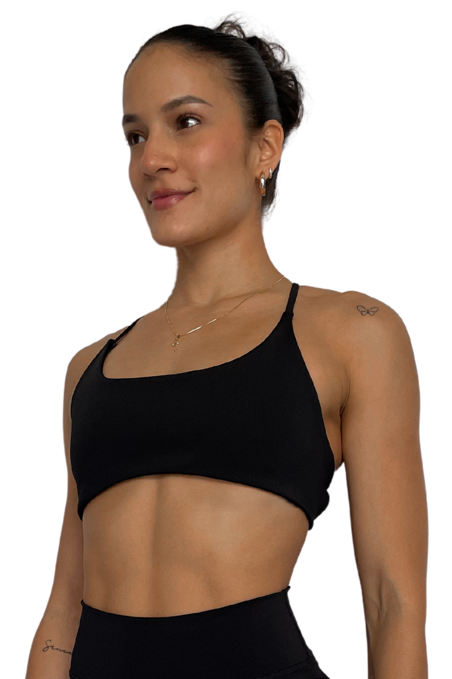 Top Tiras Negro Only