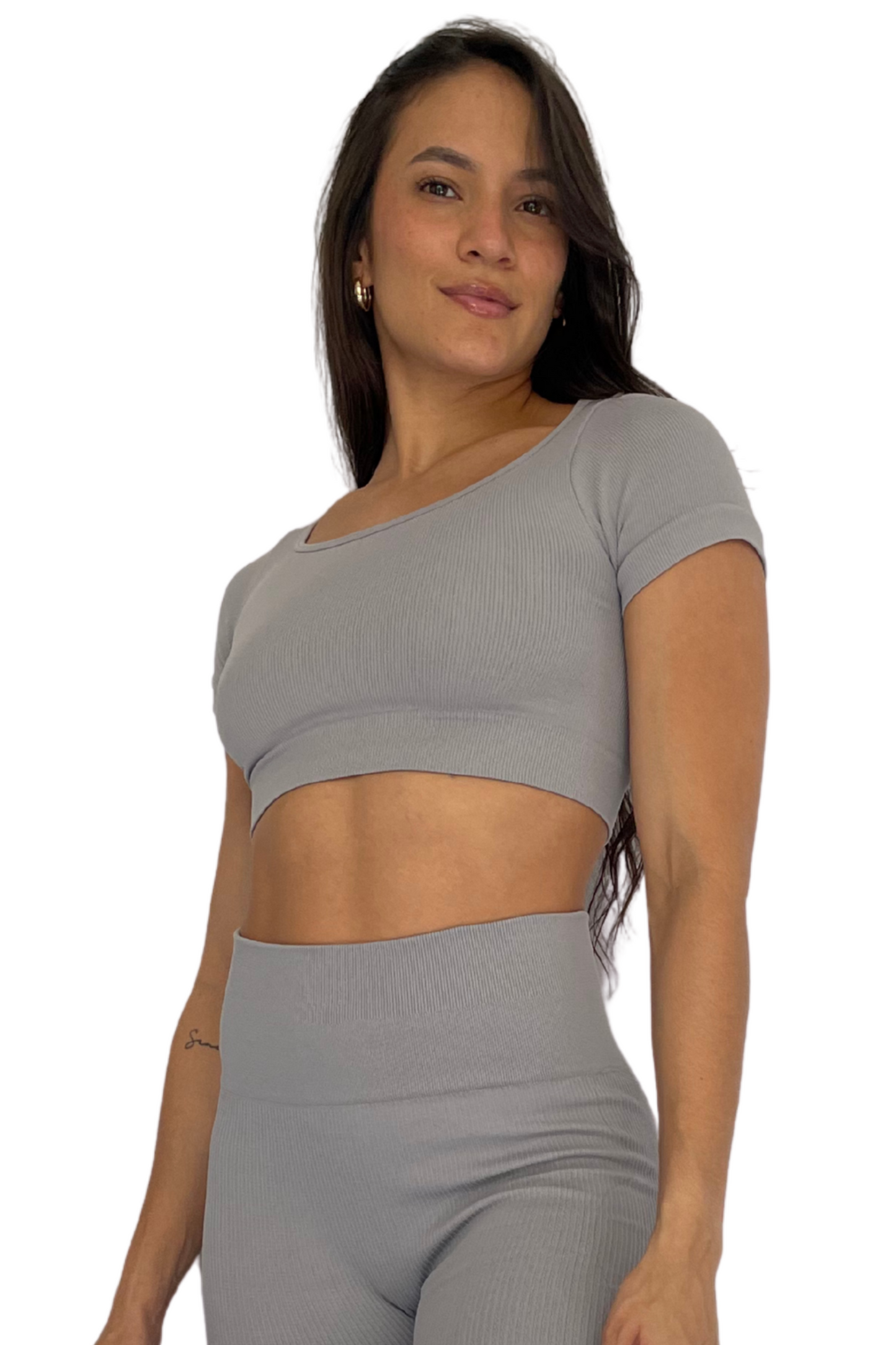 Camiseta Gris Seamless