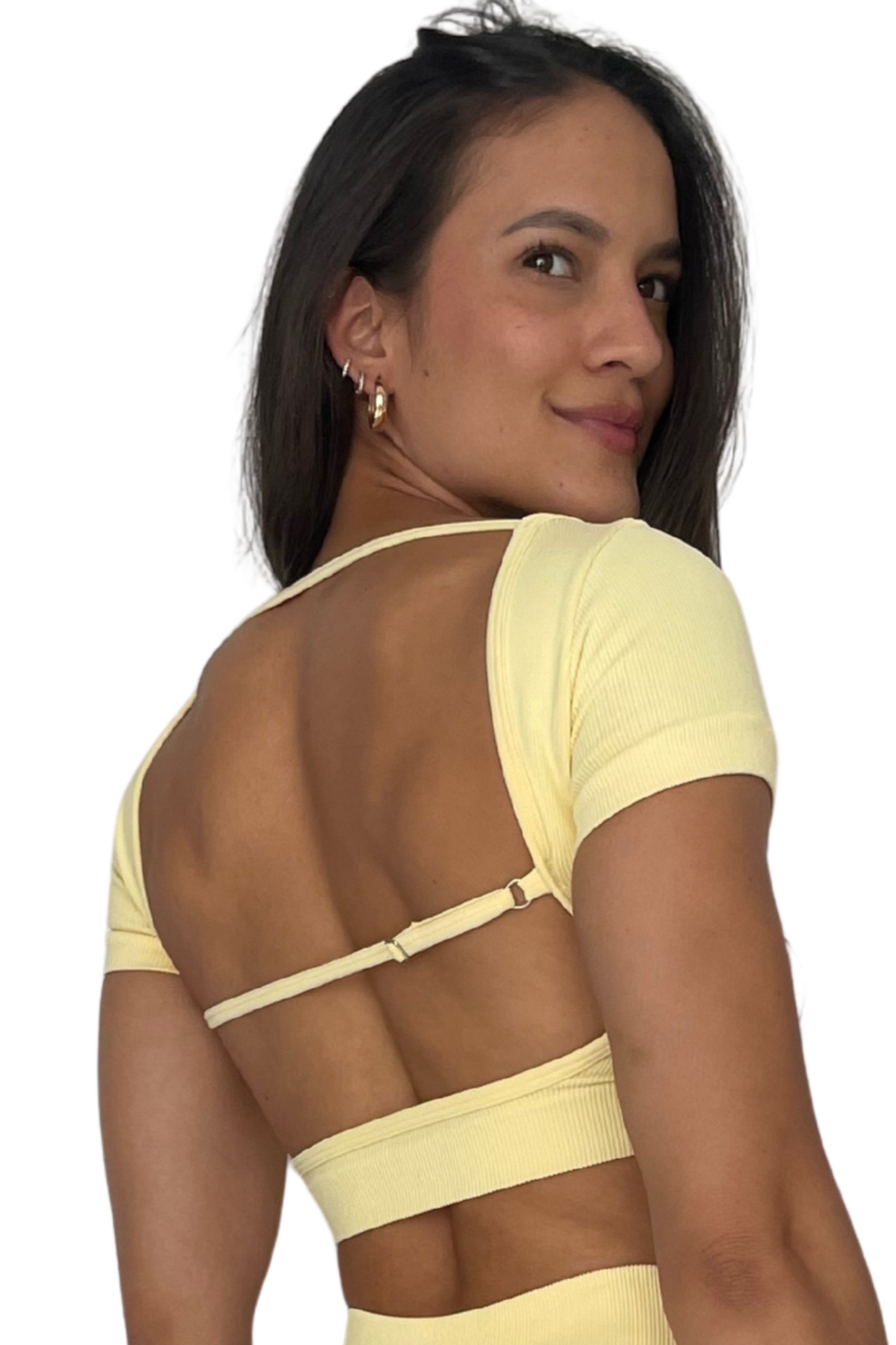 Camiseta Amarilla Seamless