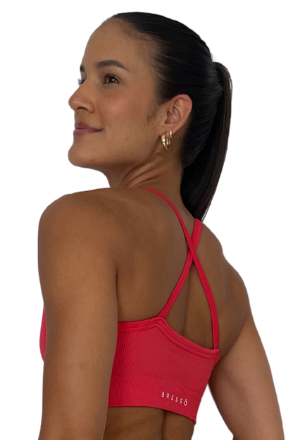 Top Seamless Rojo Qurba