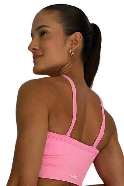 Top Seamless Rosado Qurba