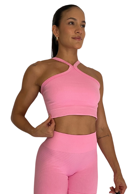 Top Seamless Rosado Qurba