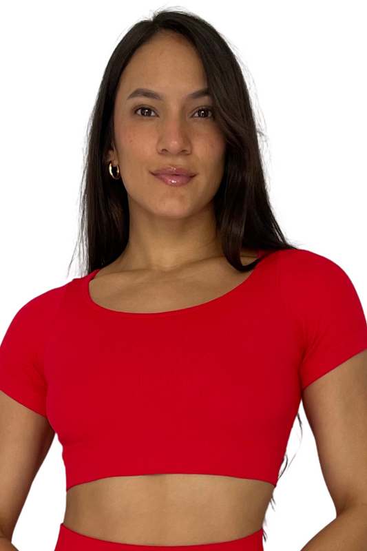 Camiseta Roja Seamless