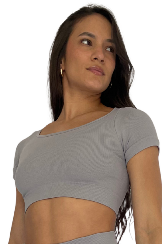 Camiseta Gris Seamless