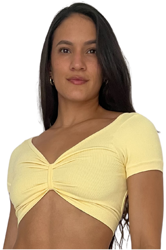 Camiseta Amarilla Seamless