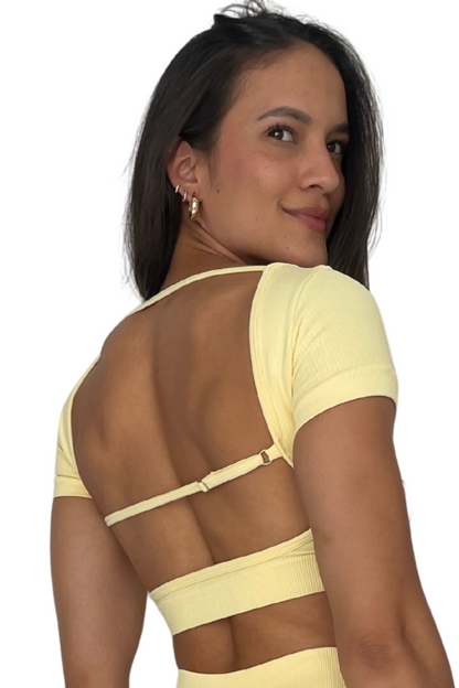 Camiseta Amarilla Seamless