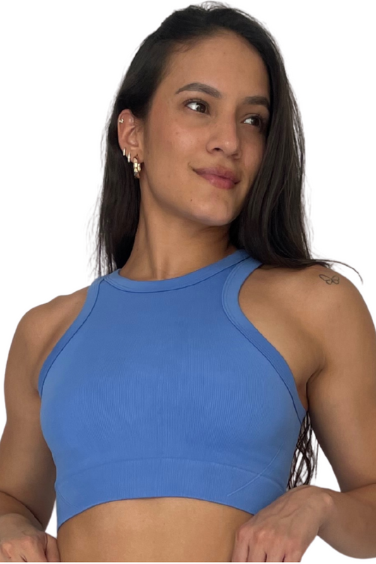 Top Azul Seamless